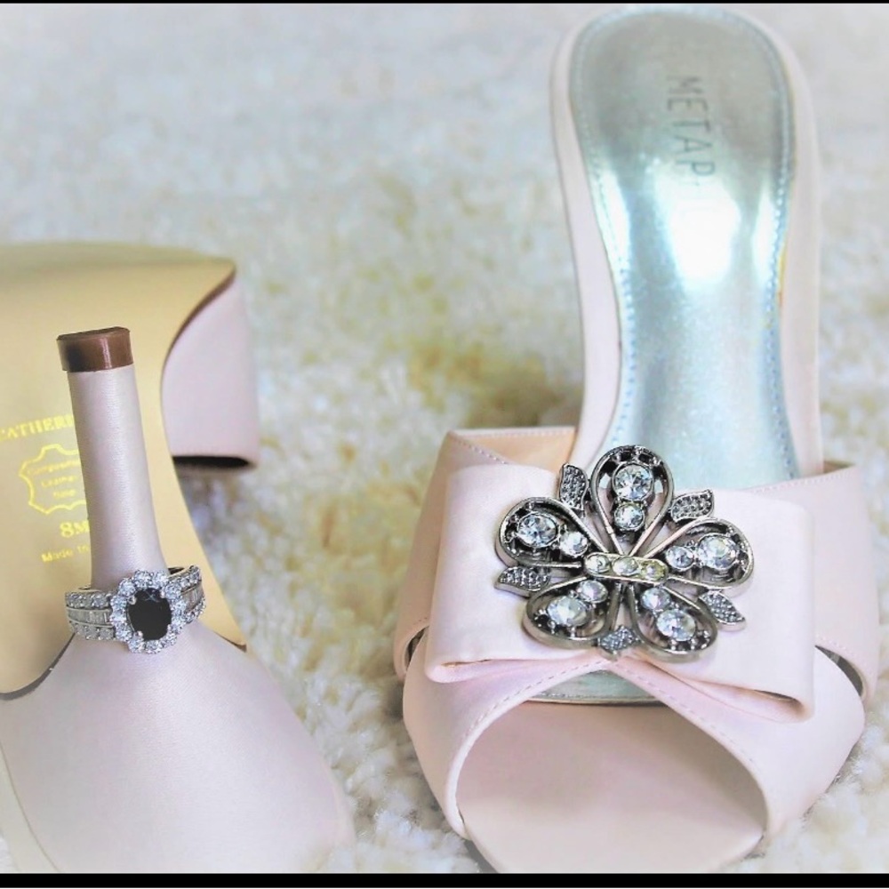 Vintage, Pink Satin Slide 8